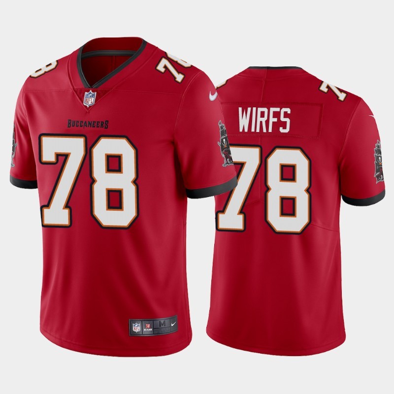 Nike Buccaneers 78 Tristan Wirfs Red Youth 2020 NFL Draft First Round Pick Vapor Untouchable Limited Jersey