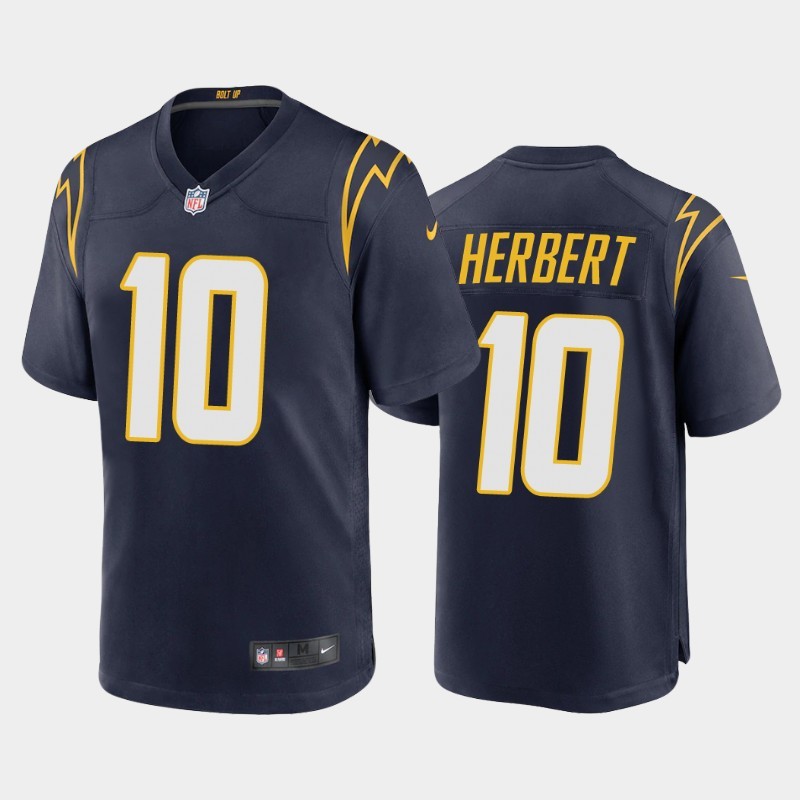 Nike Chargers 10 Justin Herbert Navy Youth 2020 NFL Draft First Round Pick Vapor Untouchable Limited Jersey