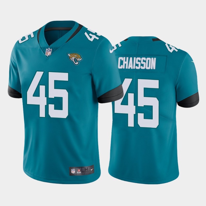 Nike Jaguars 45 K'Lavon Chaisson Teal Youth 2020 NFL Draft First Round Pick Vapor Untouchable Limited Jersey