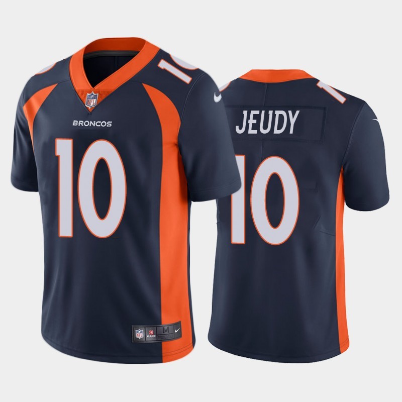 Nike Broncos 10 Jerry Jeudy Navy Youth 2020 NFL Draft First Round Pick Vapor Untouchable Limited Jersey