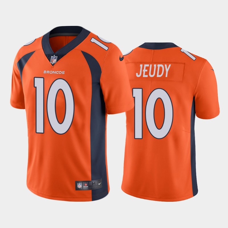 Nike Broncos 10 Jerry Jeudy Orange Youth 2020 NFL Draft First Round Pick Vapor Untouchable Limited Jersey