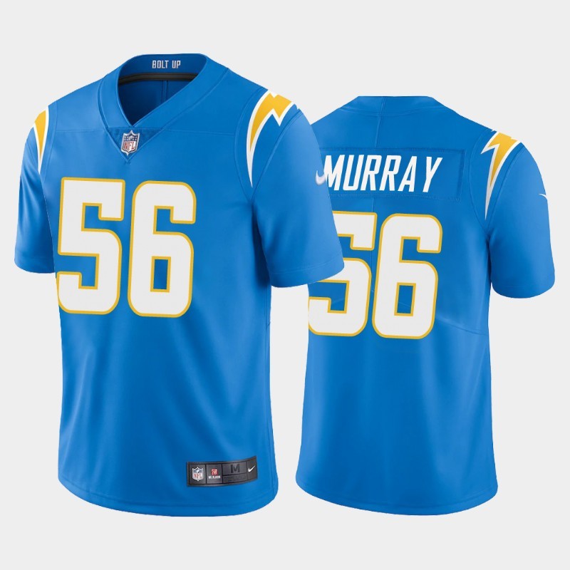 Nike Chargers 56 Kenneth Murray Light Blue 2020 NFL Draft First Round Pick Vapor Untouchable Limited Jersey - Click Image to Close