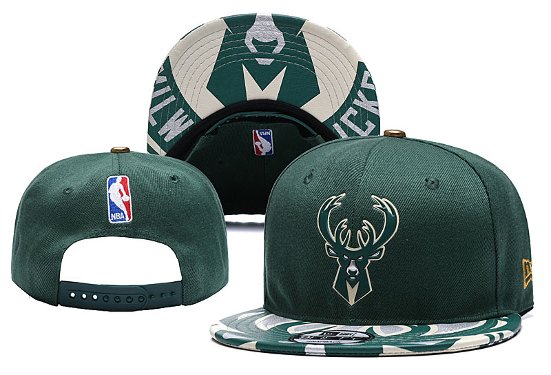 Bucks Team Logo Green Adjustable Hat YD