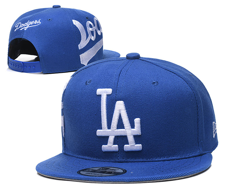 Dodgers Fresh Logo Blue Adjustable Hat YD