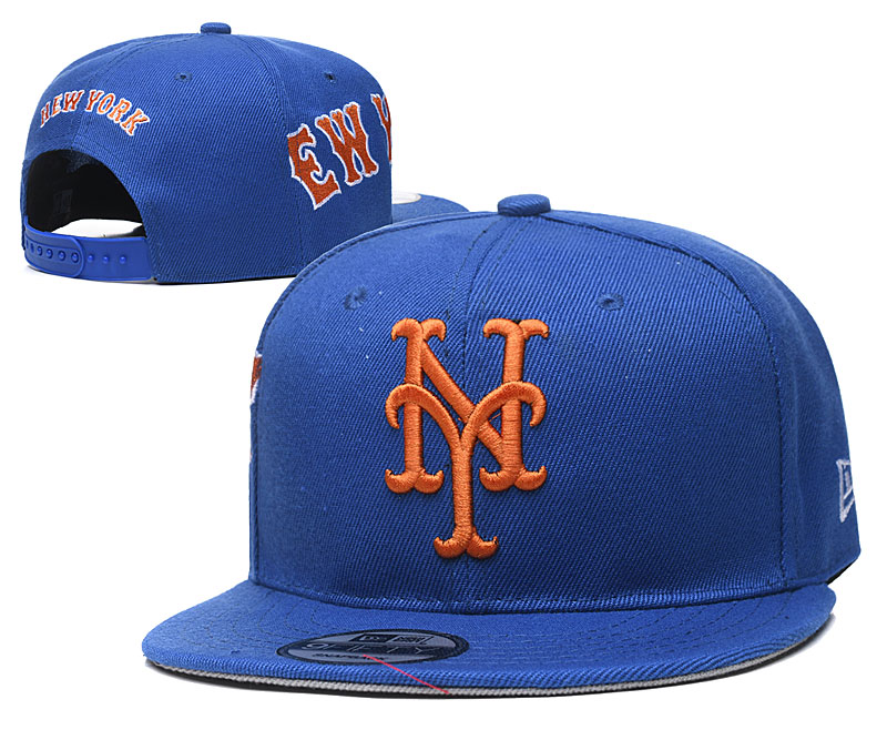 Mets Team Logo Royal Adjustable Hat YD