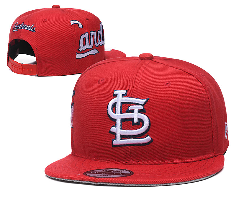 St. Louis Cardinals Fresh Logo Red Adjustable Hat YD