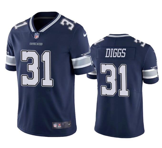 Nike Cowboys 31 Trevon Diggs Navy Vapor Untouchable Limited Jersey - Click Image to Close