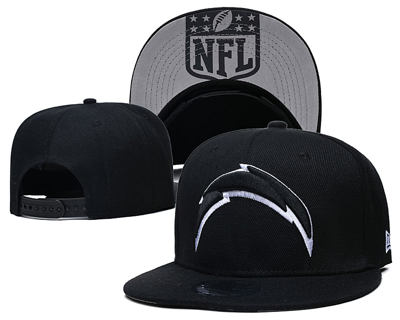 Chargers Team Logo Black Adjustable Hat GS