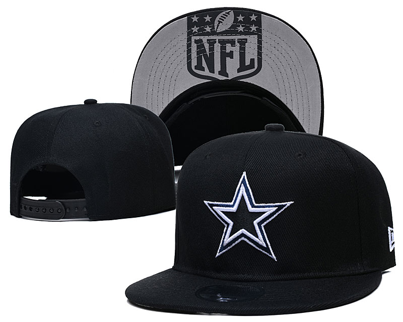 Cowboys Team Logo Black Adjustable Hat GS - Click Image to Close