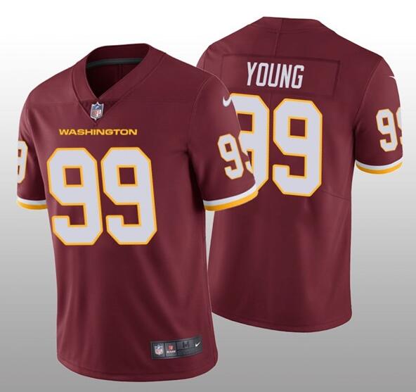 Nike Washington Football Team 99 Chase Young Red Vapor Untouchable Limited Jersey