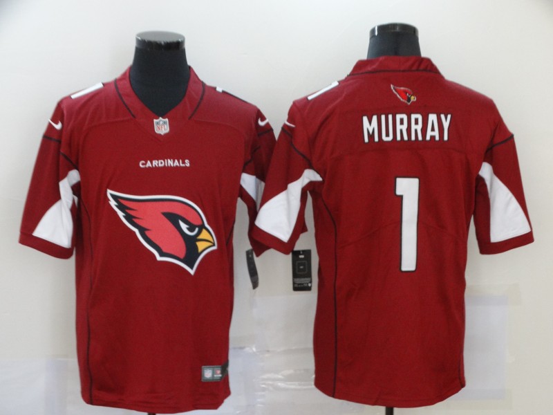 Nike Cardinals 1 Kyler Murray Red Team Big Logo Vapor Untouchable Limited Jersey