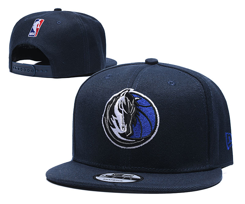 Mavericks Team Logo Navy Adjustable Hat TX