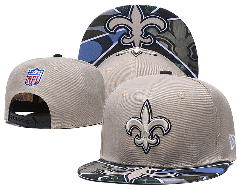 Saints Team Logo Cream Adjustable Hat TX