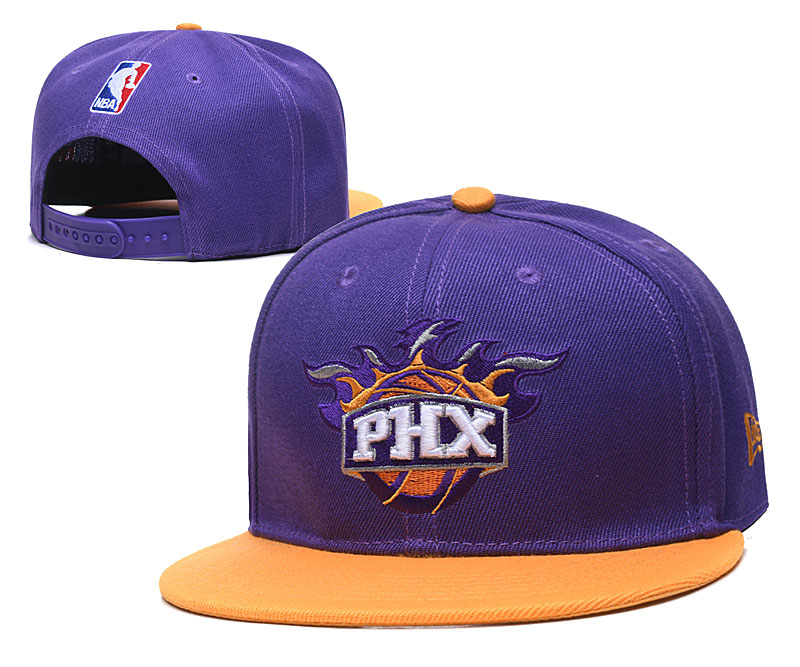 Suns Team Logo Purple Adjustable Hat TX