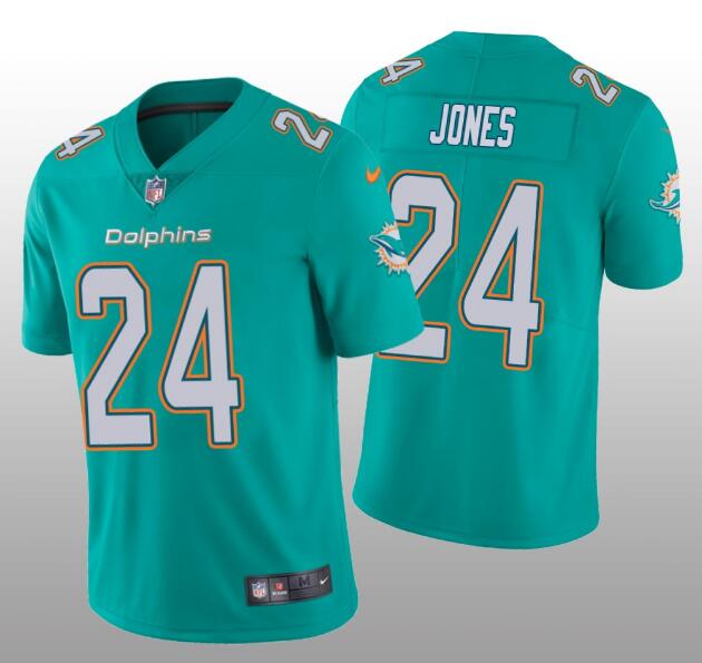 Nike Dolphins 24 Byron Jones Aqua Vapor Untouchable Limited Jersey