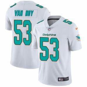 Nike Dolphins 53 Kyle Van Noy White Vapor Untouchable Limited Jersey