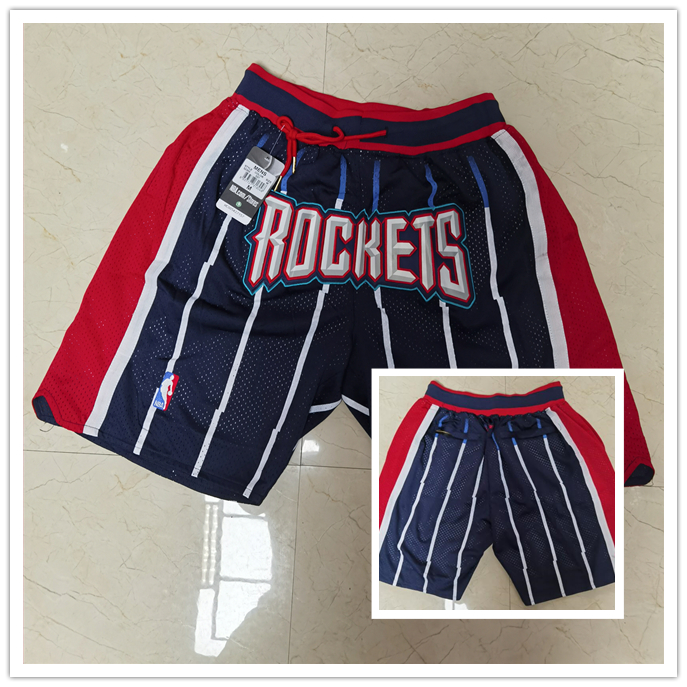 Rockets Navy Just Don With Pocket Swingman Shorts