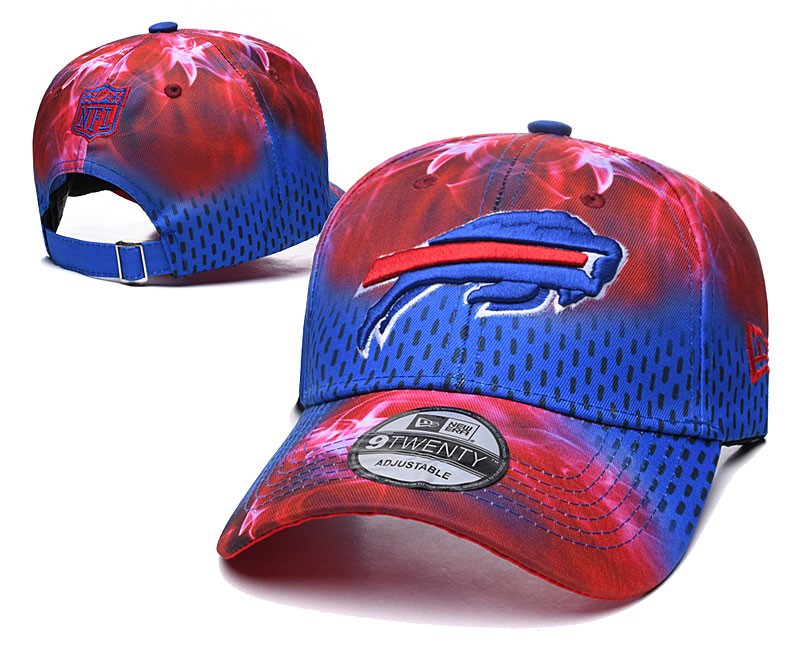 Bills Team Logo Royal Red Peaked Adjustable Hat YD