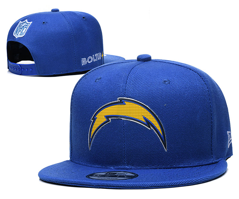 Chargers Team Logo Blue Adjustable Hat YD - Click Image to Close
