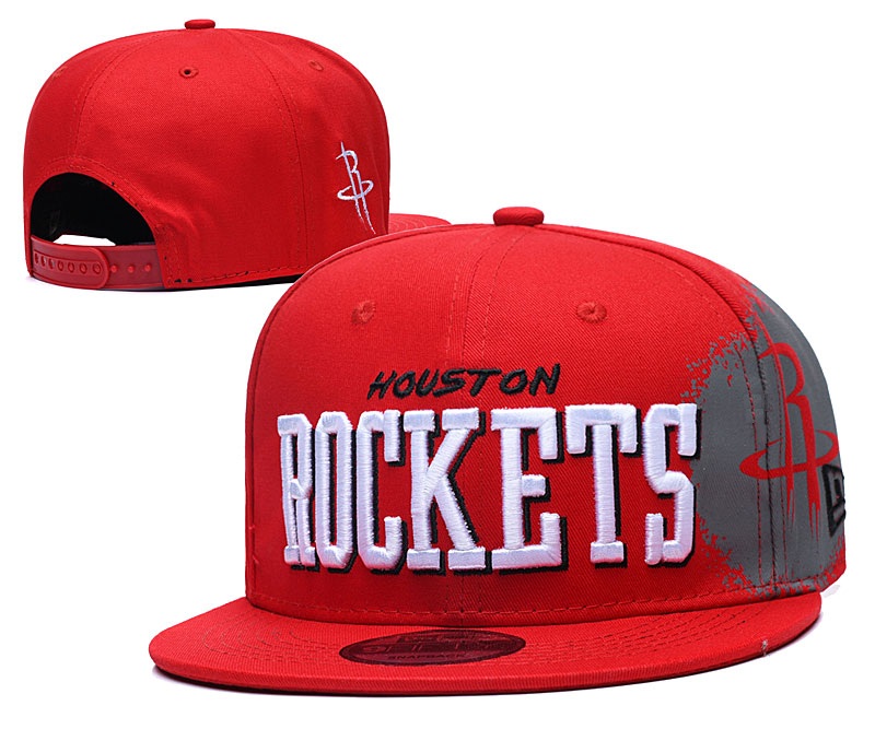 Rockets Team Logo Red Adjustable Hat YD