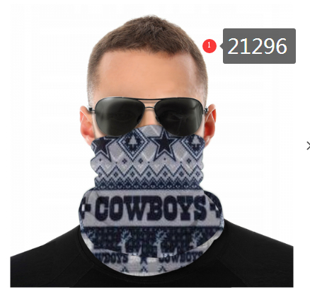 Facemask Half Face Dallas Cowboys Logo Mark 21296