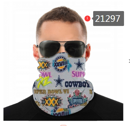 Facemask Half Face Dallas Cowboys Logo Mark 21297