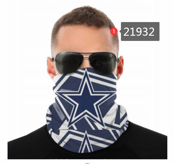 Facemask Half Face Dallas Cowboys Team Logo Mark 21932