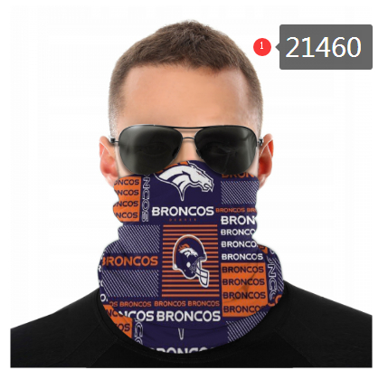 Facemask Half Face Denver Broncos Logo Mark 21460