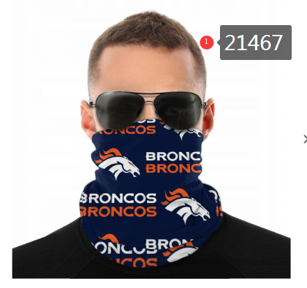 Facemask Half Face Denver Broncos Logo Mark 21467