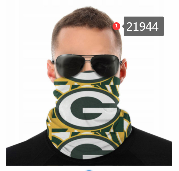 Facemask Half Face Green Bay Packers Logo Mark 21944
