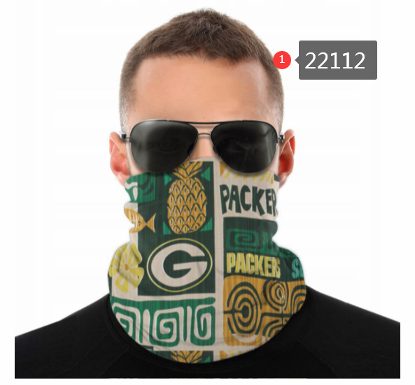 Facemask Half Face Green Bay Packers Logo Mark 22112