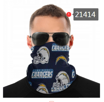 Facemask Half Face Los Angeles Chargers Team Logo Mark 21414