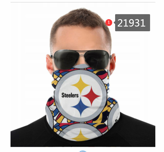 Facemask Half Face Pittsburgh Steelers Team Logo Mark 21931