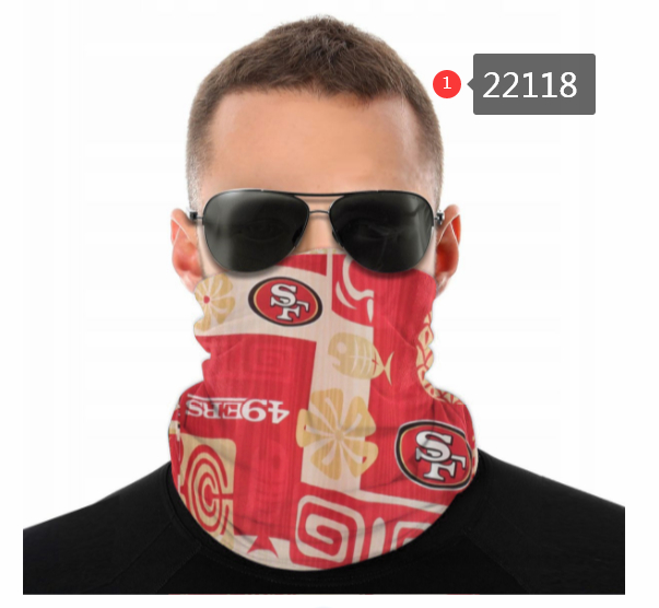 Facemask Half Face San Francisco 49ers Logo Mark 22118