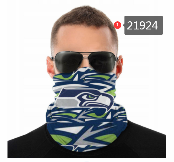 Facemask Half Face Seattle Seahawks Logo Mark 21924