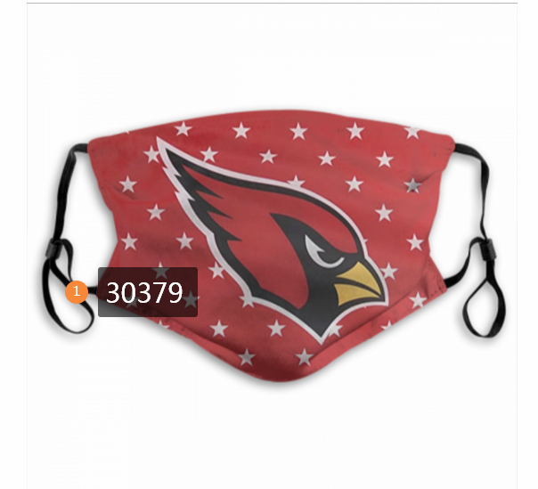 Arizona Cardinals Team Face Mask Cover with Earloop 30379