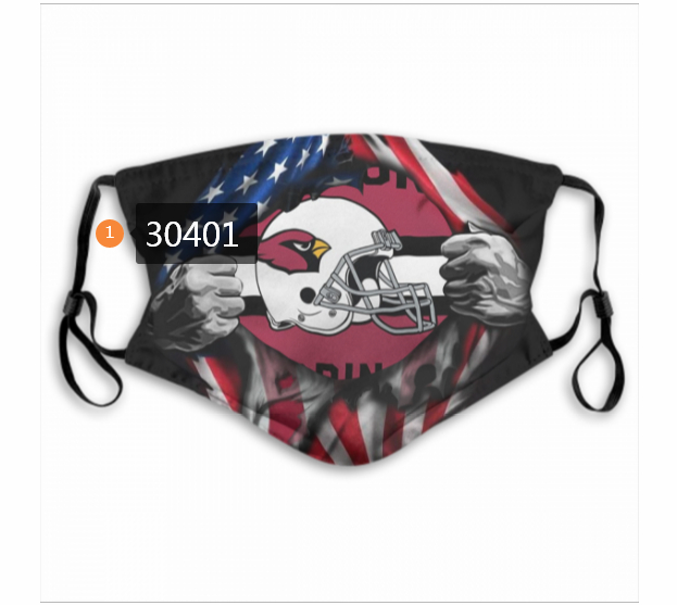 Arizona Cardinals Team Face Mask Cover with Earloop 30401