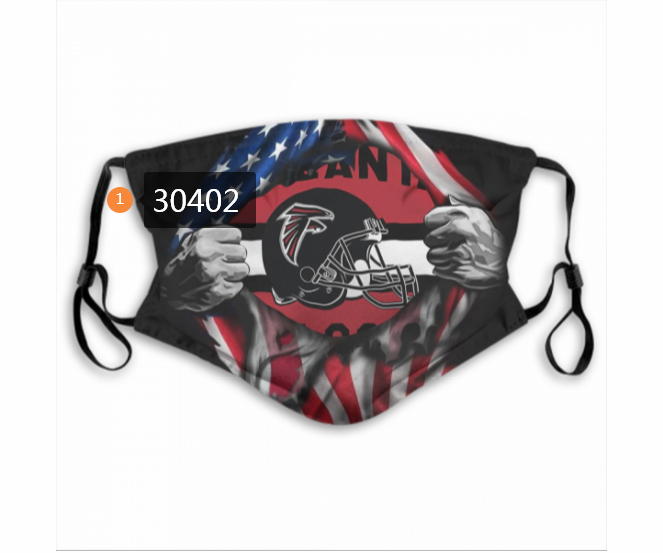 Atlanta Falcons Team Face Mask Cover with Earloop 30402