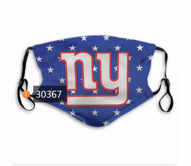 New York Giants Team Face Mask Cover with Earloop 30367