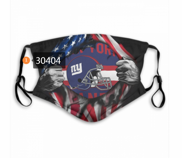 New York Giants Team Face Mask Cover with Earloop 30404