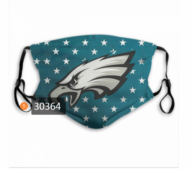 Philadelphia Eagles Team Face Mask Cover with Earloop 30364