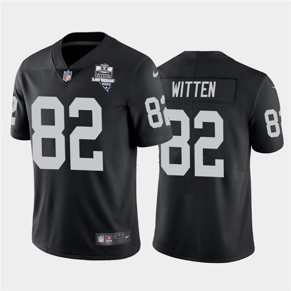 Nike Raiders 82 Jason Witten Black 2020 Inaugural Season Vapor Untouchable Limited Jersey - Click Image to Close