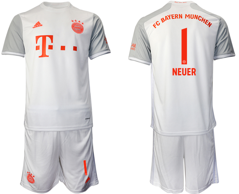2020-21 Bayern Munich 1 NEUER Away Soccer Jersey