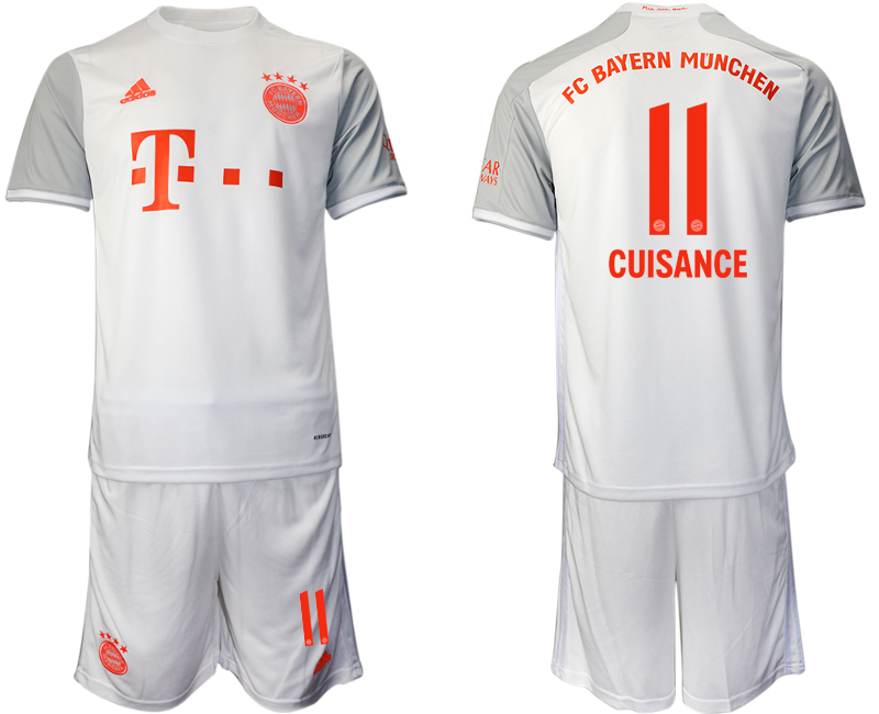 2020-21 Bayern Munich 11 CUISANCE Away Soccer Jersey
