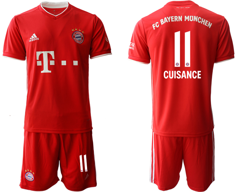 2020-21 Bayern Munich 11 CUISANCE Home Soccer Jersey