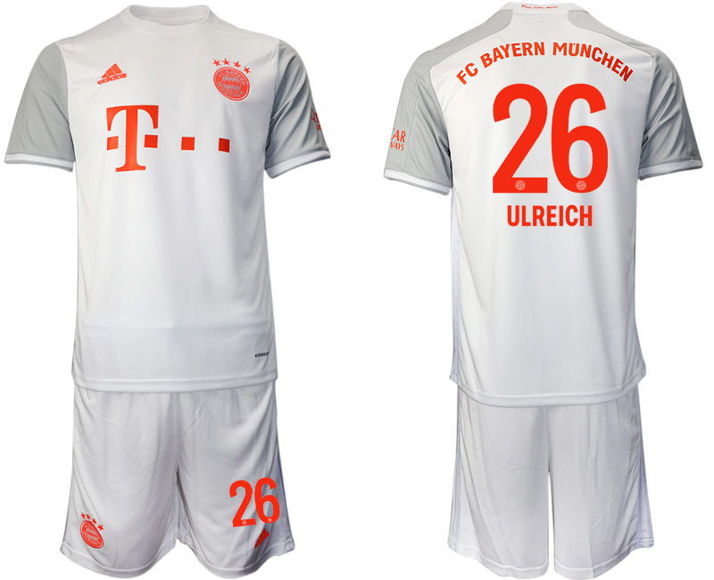 2020-21 Bayern Munich 26 ULREICH Away Soccer Jersey