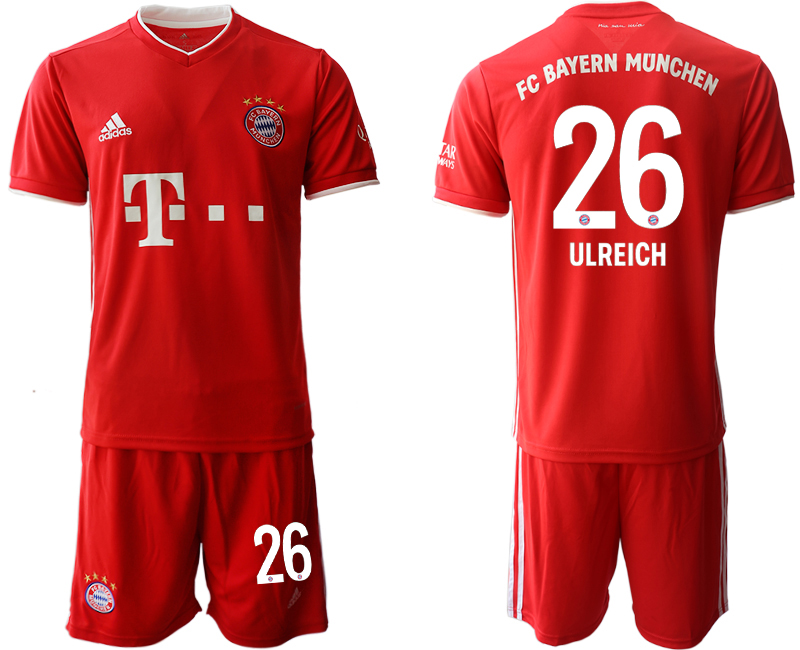 2020-21 Bayern Munich 26 ULREICH Home Soccer Jersey