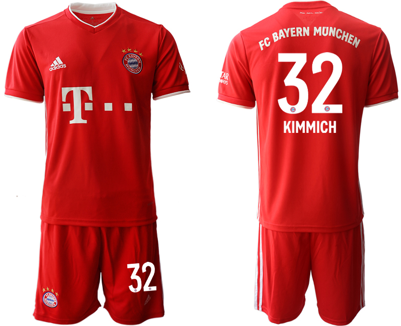 2020-21 Bayern Munich 32 KIMMICH Home Soccer Jersey