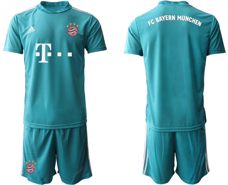 2020-21 Bayern Munich Blue Goalkeeper Soccer Jersey