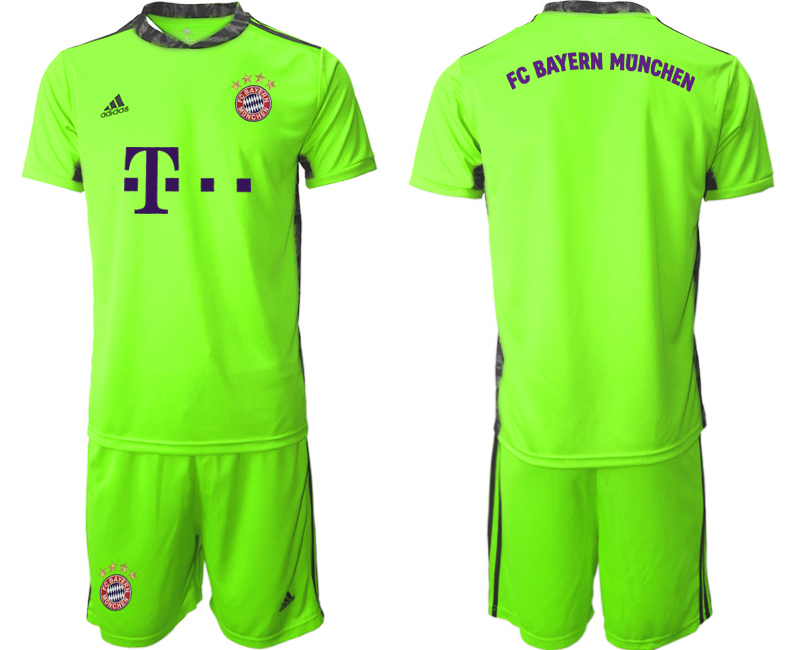 2020-21 Bayern Munich Fluorescent Green Soccer Jersey